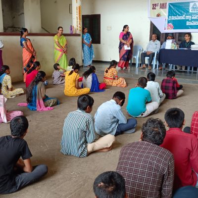 Distribution of Books, Pens, and Pencil Boxes to Sneha Society Students