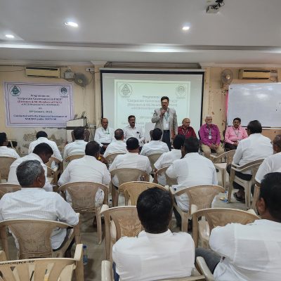 CTI faculty Members Sri Vijayshankar Garu and Sri Subbarao Garu conducted a Training Programme for Chairmen/MC Members of PACS
